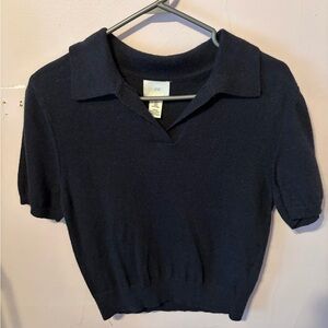 H&M Dark Blue Knit Top